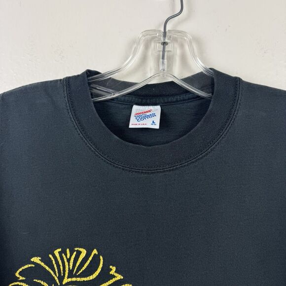 Vintage Men’s 90s Sigfried And Roy At The Mirage Graphic Tee T-Shirt Black Large - Picture 3 of 13